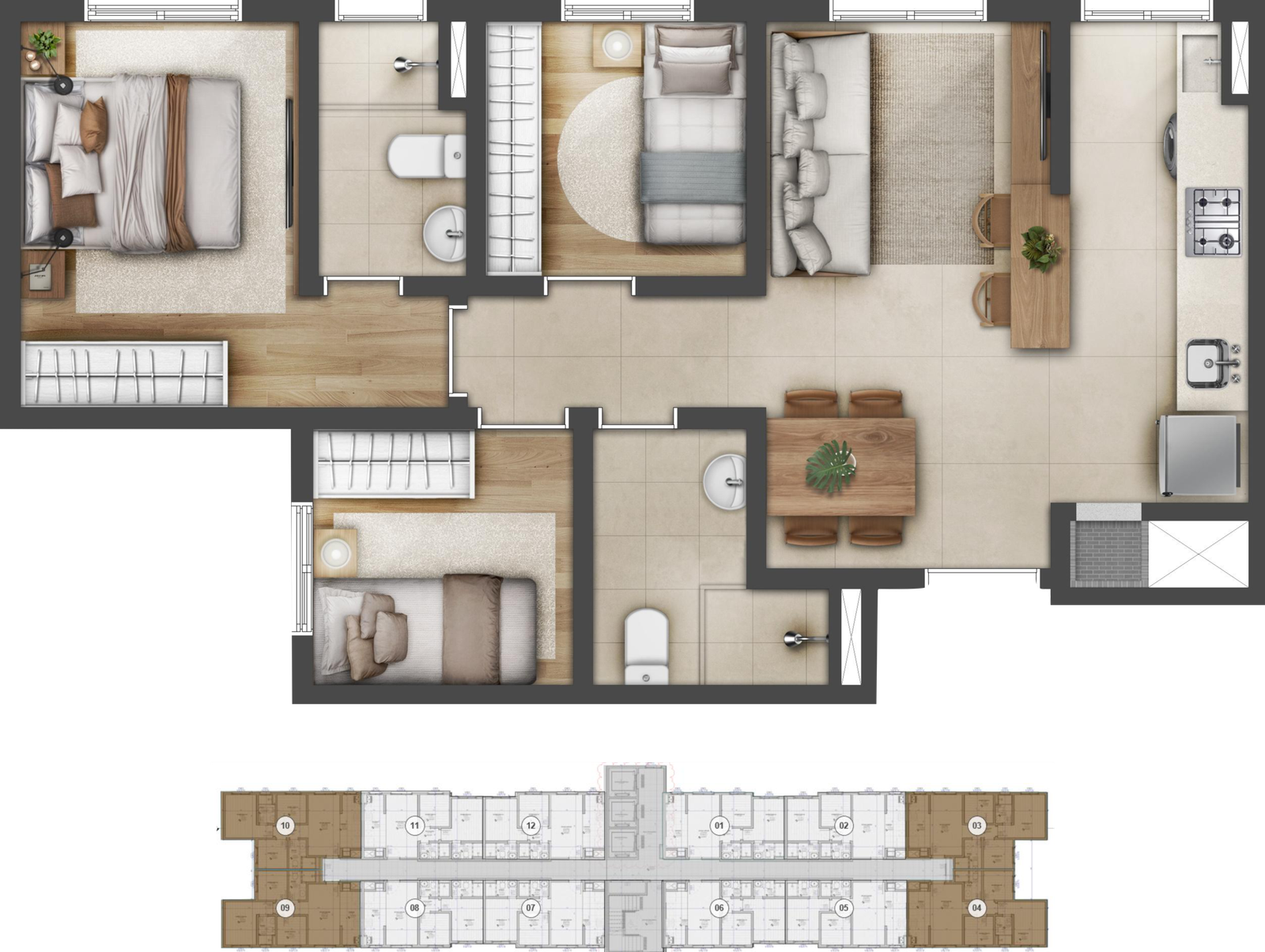 3D com suite
